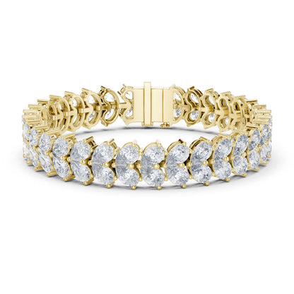 Oval Tennis Lab Grown Diamond Bracelet