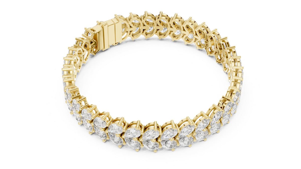 Oval Tennis Lab Grown Diamond Bracelet