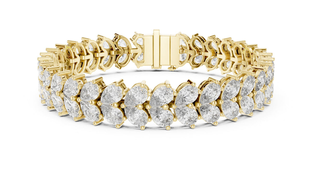 Oval Tennis Lab Grown Diamond Bracelet