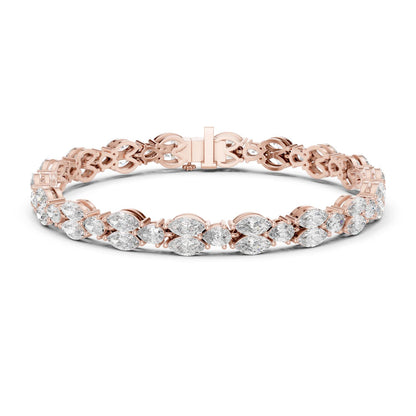 Marquise Tennis Lab Grown Diamond Bracelet