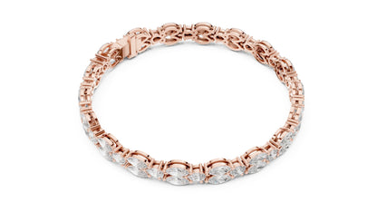 Marquise Tennis Lab Grown Diamond Bracelet