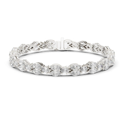 Marquise Tennis Lab Grown Diamond Bracelet