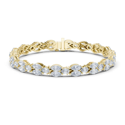 Marquise Tennis Lab Grown Diamond Bracelet