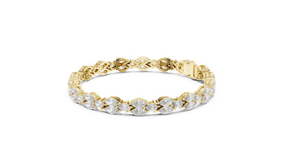 Marquise Tennis Lab Grown Diamond Bracelet