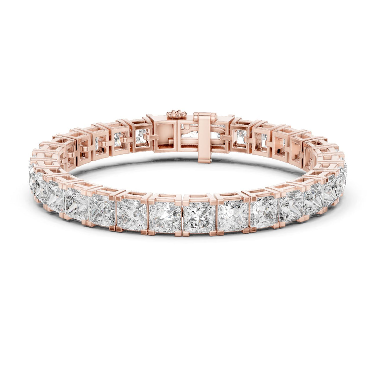 Princess Tennis Lab Grown Diamond Bracelet