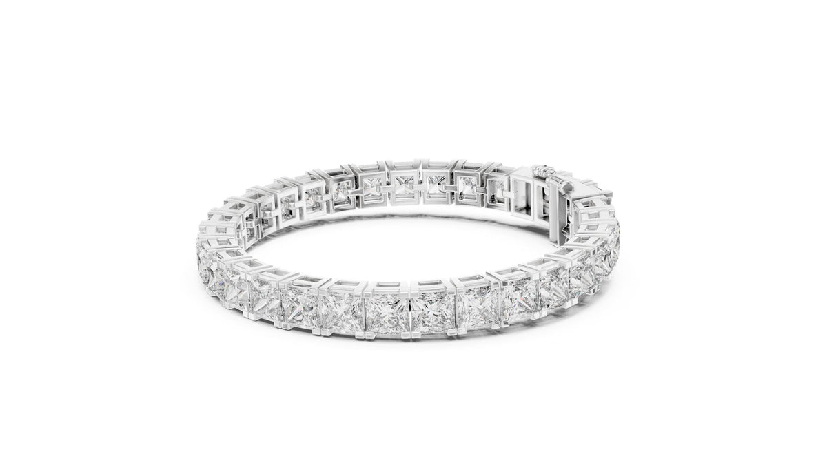 Princess Tennis Lab Grown Diamond Bracelet