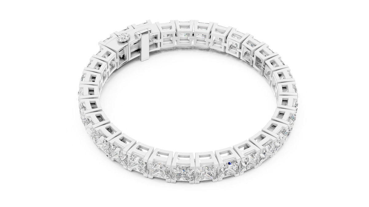 Princess Tennis Lab Grown Diamond Bracelet