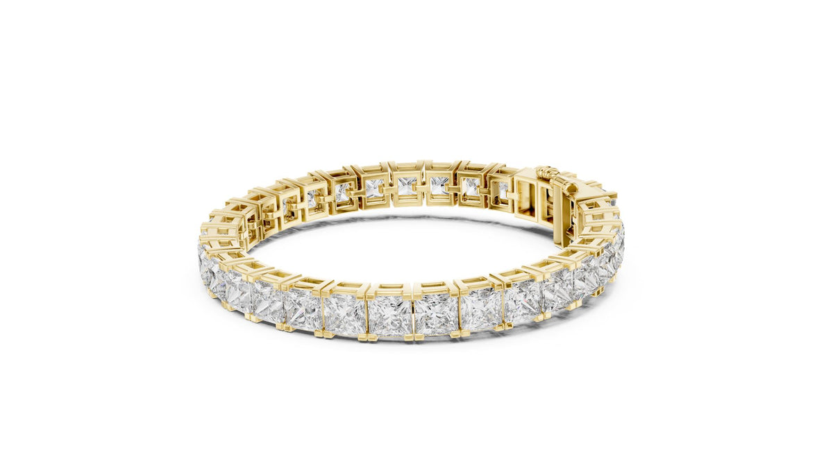 Princess Tennis Lab Grown Diamond Bracelet