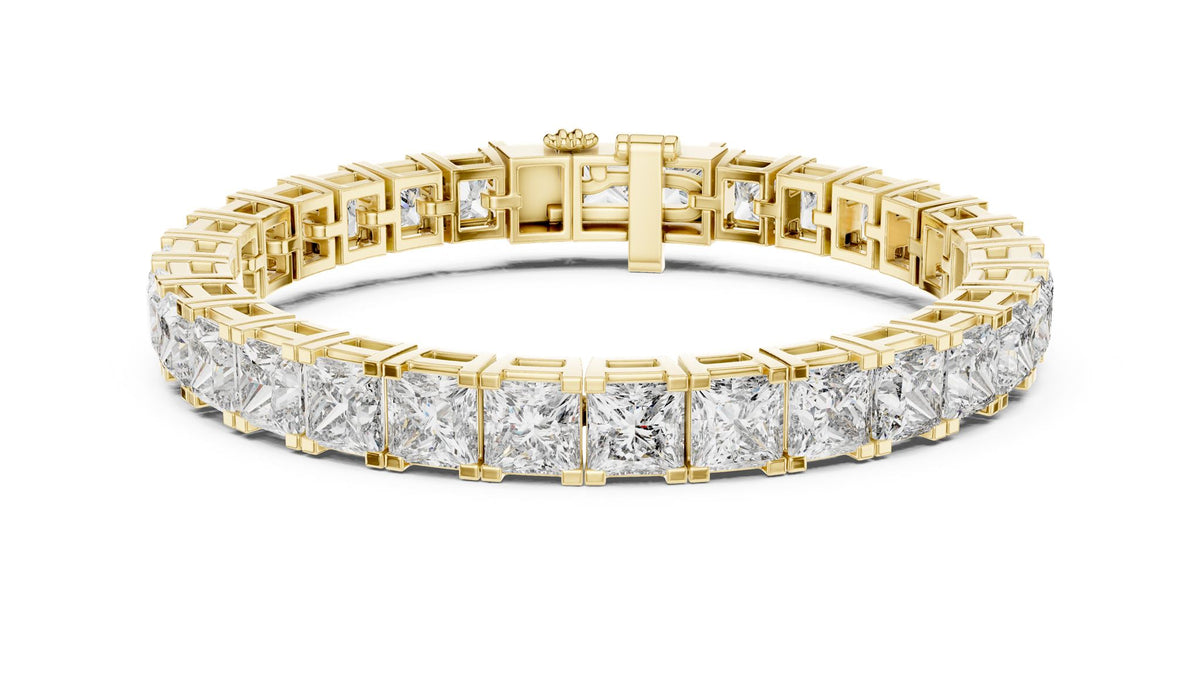 Princess Tennis Lab Grown Diamond Bracelet
