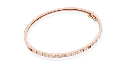 Princess Bangle Lab Grown Diamond Bracelet