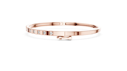 Princess Bangle Lab Grown Diamond Bracelet