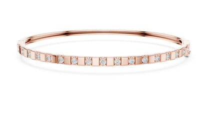 Princess Bangle Lab Grown Diamond Bracelet