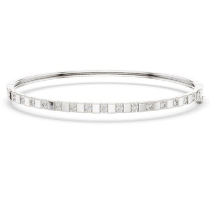 Princess Bangle Lab Grown Diamond Bracelet