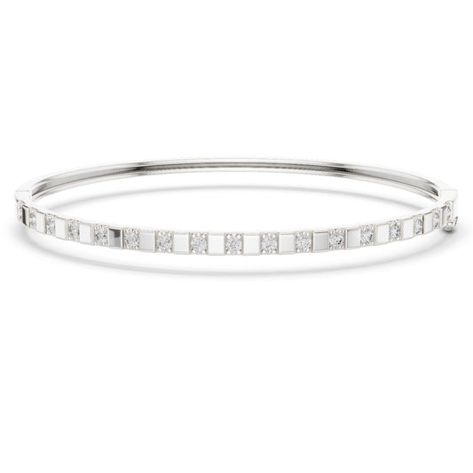 Princess Bangle Lab Grown Diamond Bracelet
