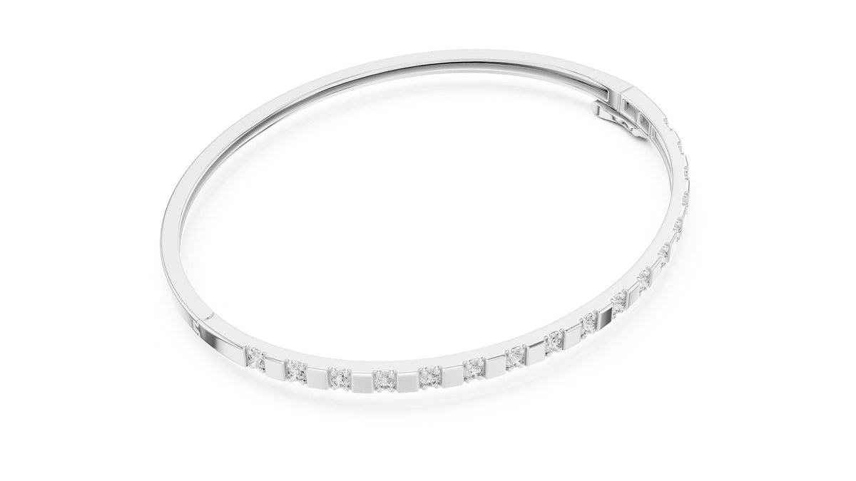 Princess Bangle Lab Grown Diamond Bracelet