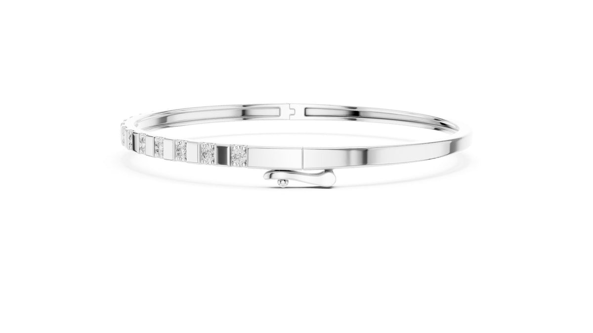 Princess Bangle Lab Grown Diamond Bracelet