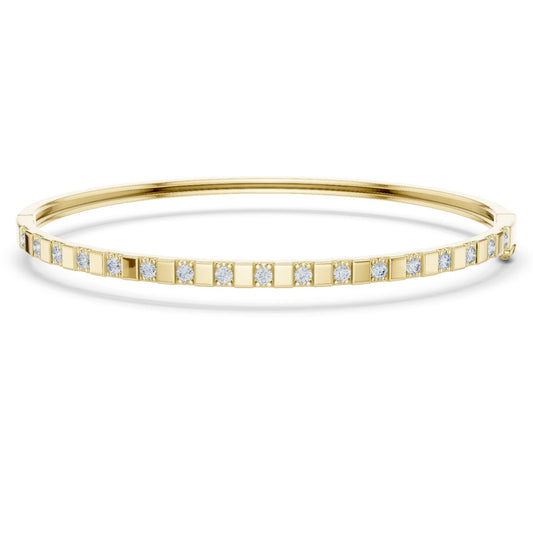 Princess Bangle Lab Grown Diamond Bracelet