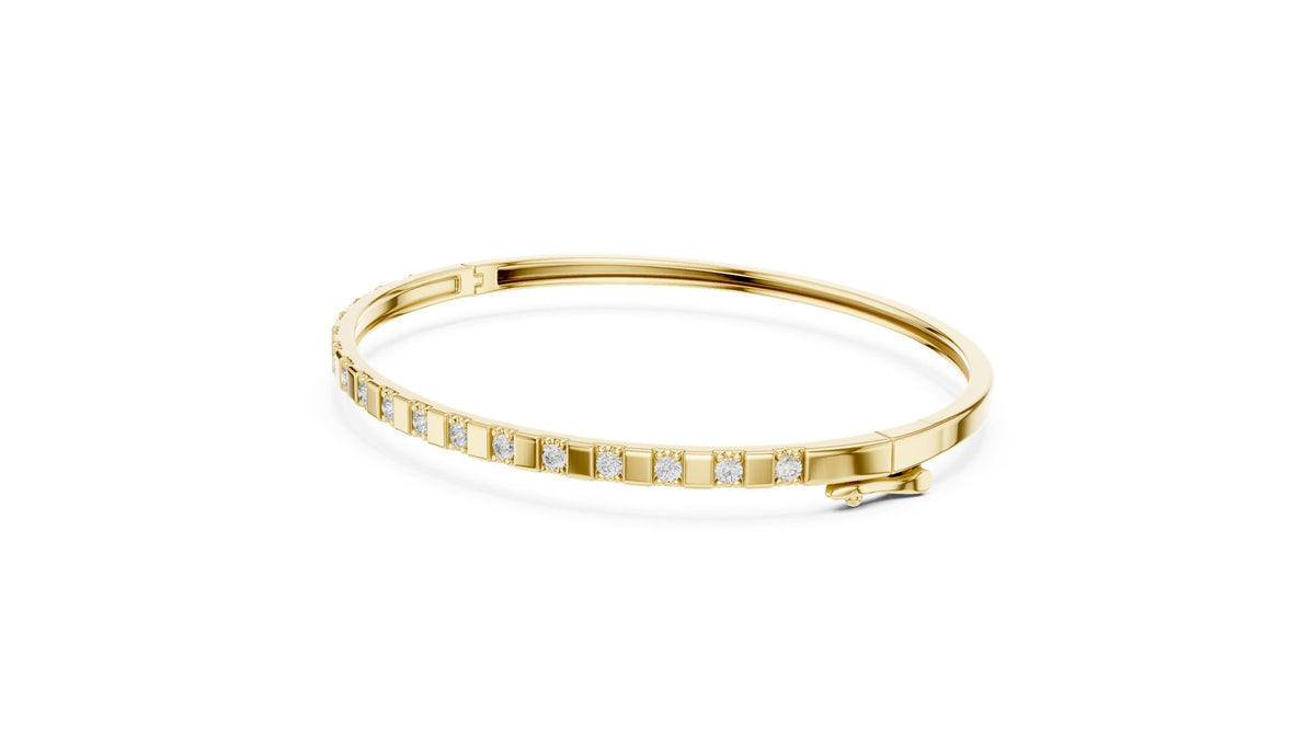 Princess Bangle Lab Grown Diamond Bracelet