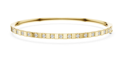Princess Bangle Lab Grown Diamond Bracelet