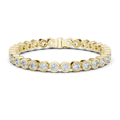 Round Tennis Lab Grown Diamond Bracelet