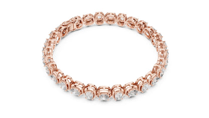 Cushion Tennis Lab Grown Diamond Bracelet