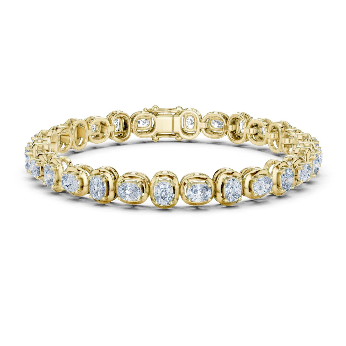 Cushion Tennis Lab Grown Diamond Bracelet