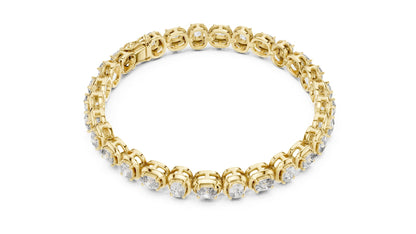 Cushion Tennis Lab Grown Diamond Bracelet