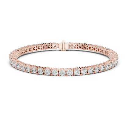 Round Tennis Lab Grown Diamond Bracelet