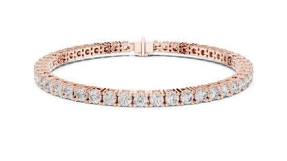 Round Tennis Lab Grown Diamond Bracelet