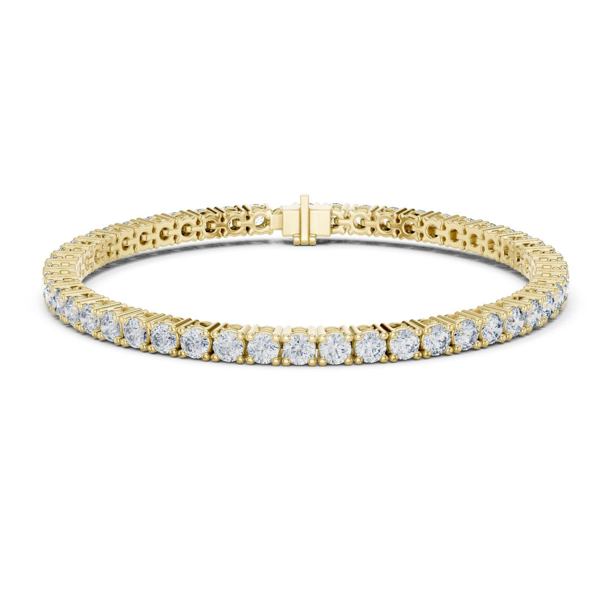 Round Tennis Lab Grown Diamond Bracelet