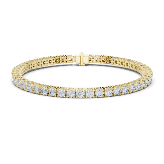 Round Tennis Lab Grown Diamond Bracelet