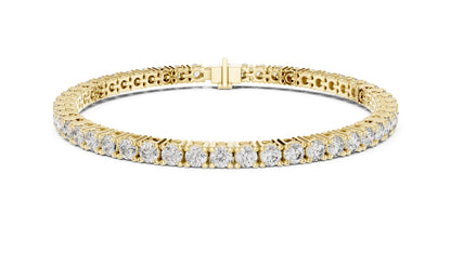 Round Tennis Lab Grown Diamond Bracelet