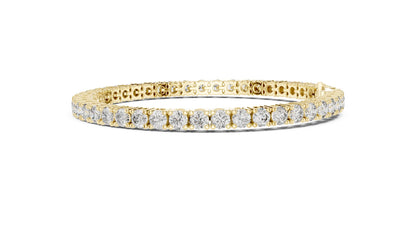 Round Tennis Lab Grown Diamond Bracelet