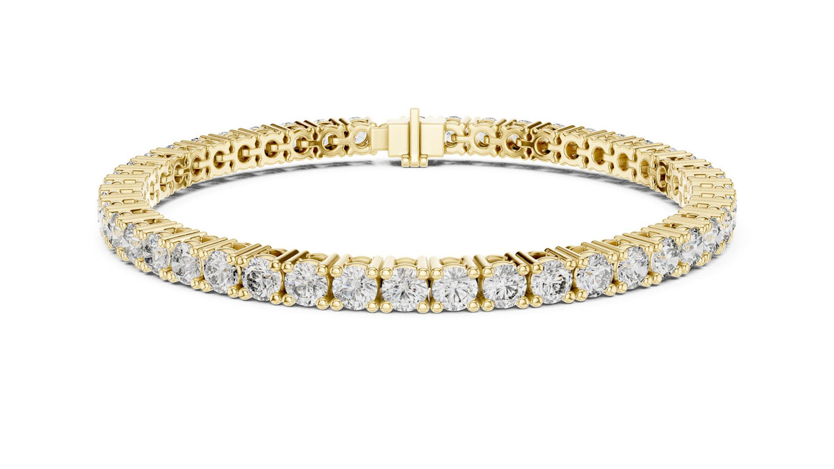 Round Tennis Lab Grown Diamond Bracelet