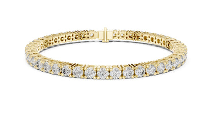 Round Tennis Lab Grown Diamond Bracelet