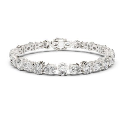 Oval Tennis Lab Grown Diamond Bracelet