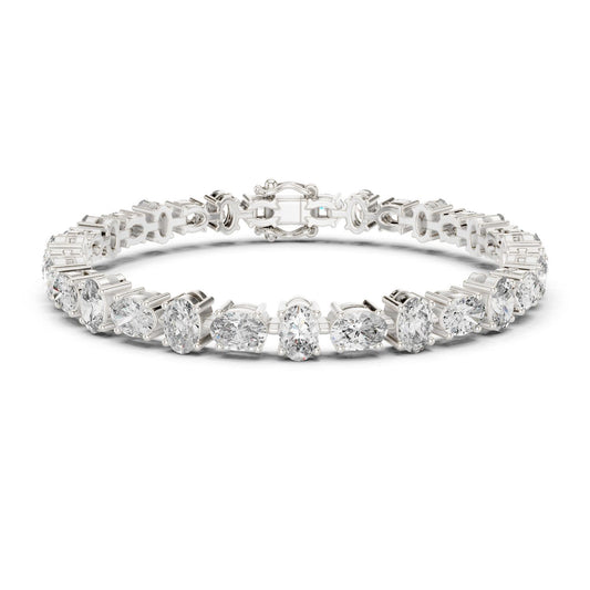 Oval Tennis Lab Grown Diamond Bracelet