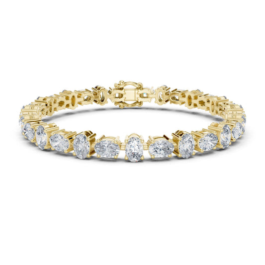 Oval Tennis Lab Grown Diamond Bracelet