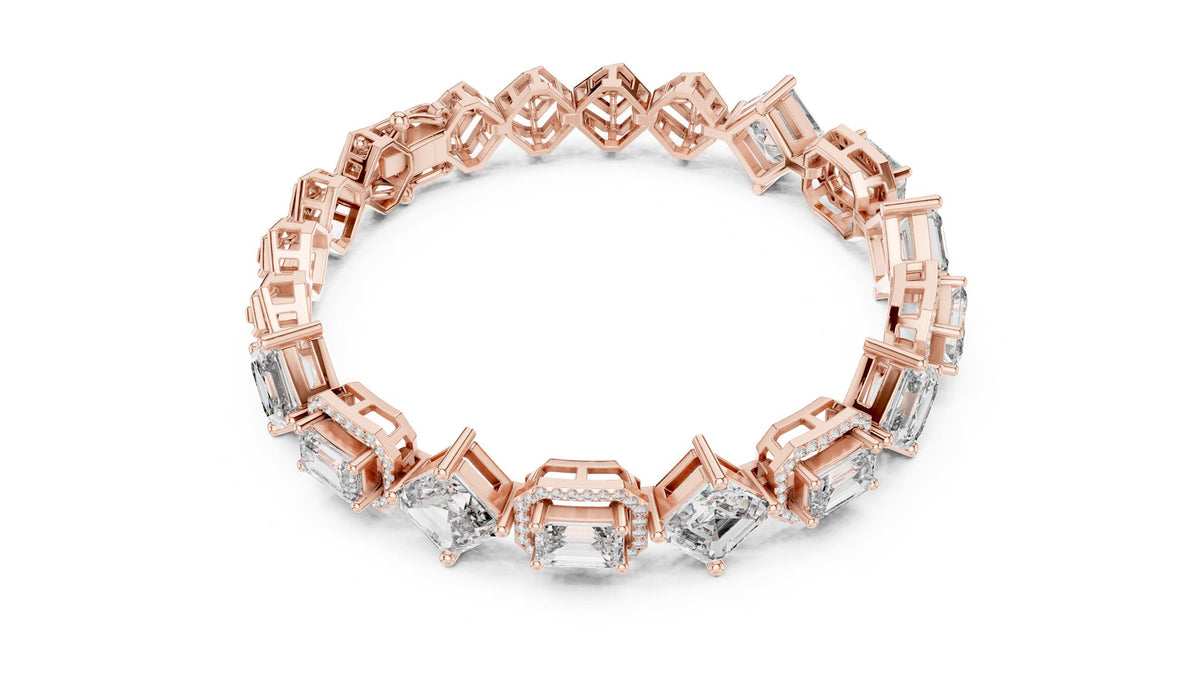 Emerald Link Lab Grown Diamond Bracelet