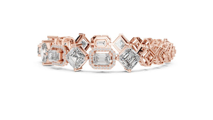 Emerald Link Lab Grown Diamond Bracelet
