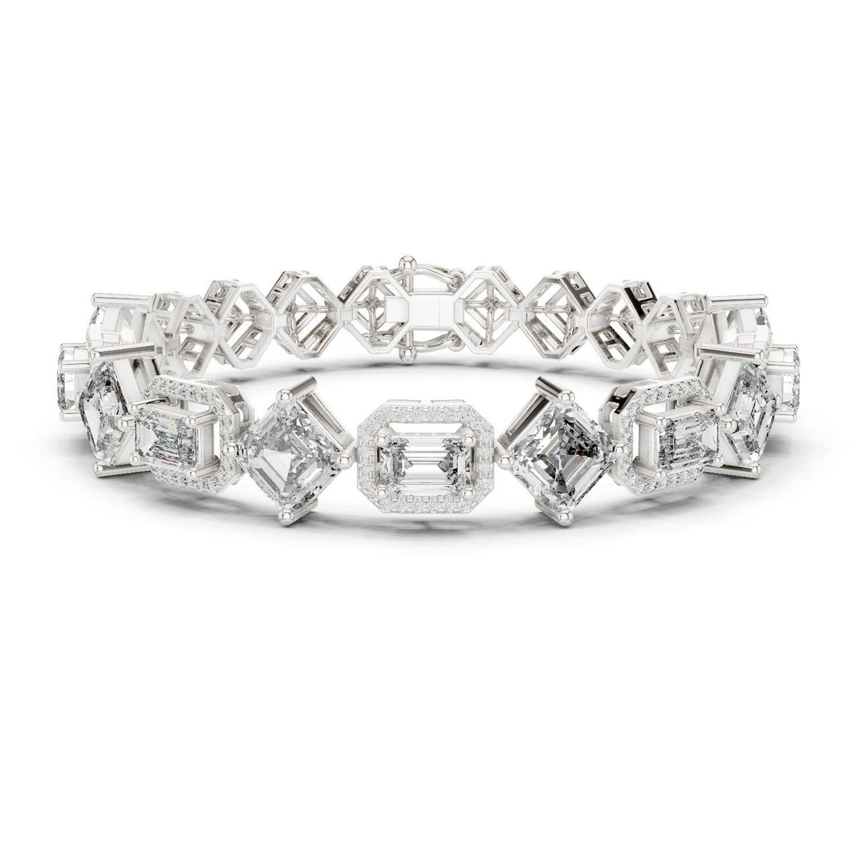 Emerald Link Lab Grown Diamond Bracelet