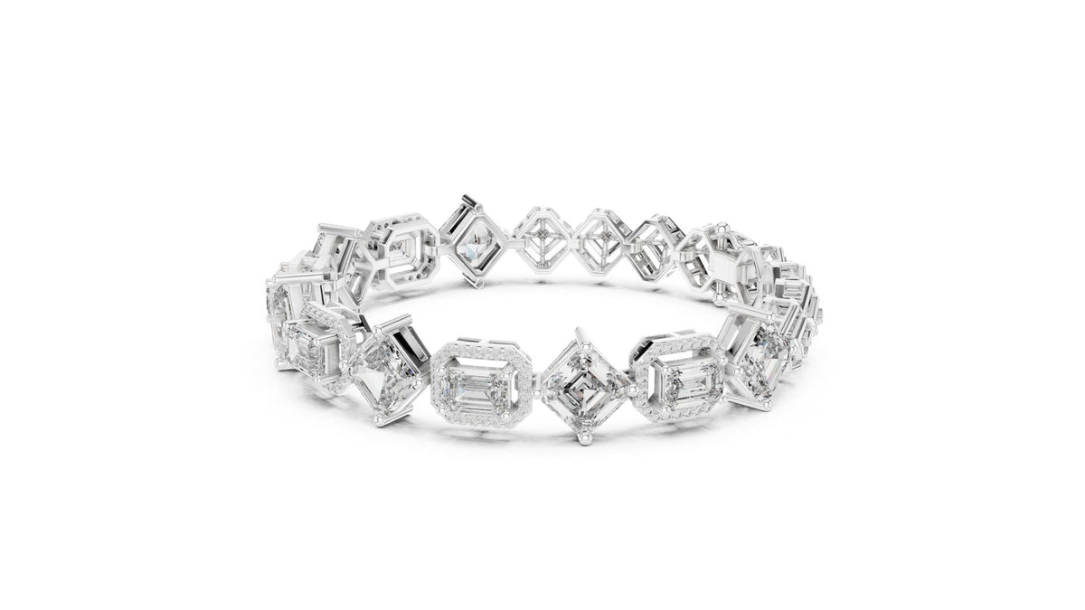 Emerald Link Lab Grown Diamond Bracelet