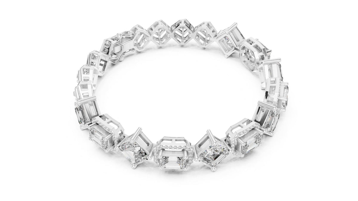 Emerald Link Lab Grown Diamond Bracelet