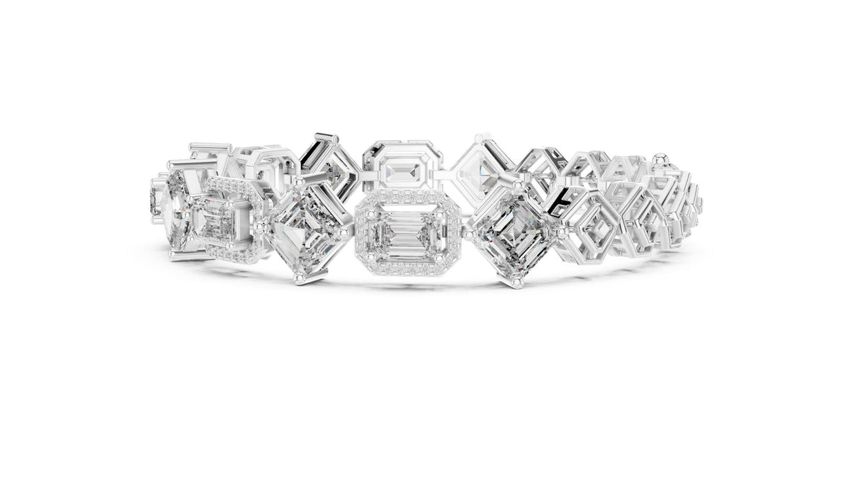 Emerald Link Lab Grown Diamond Bracelet