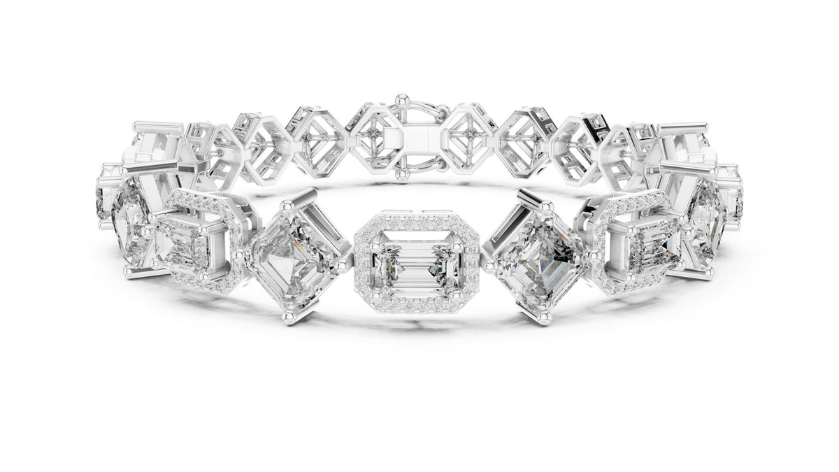 Emerald Link Lab Grown Diamond Bracelet