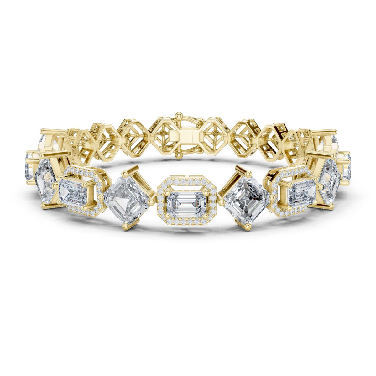 Emerald Link Lab Grown Diamond Bracelet