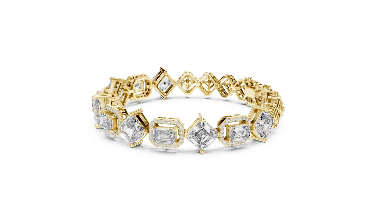 Emerald Link Lab Grown Diamond Bracelet