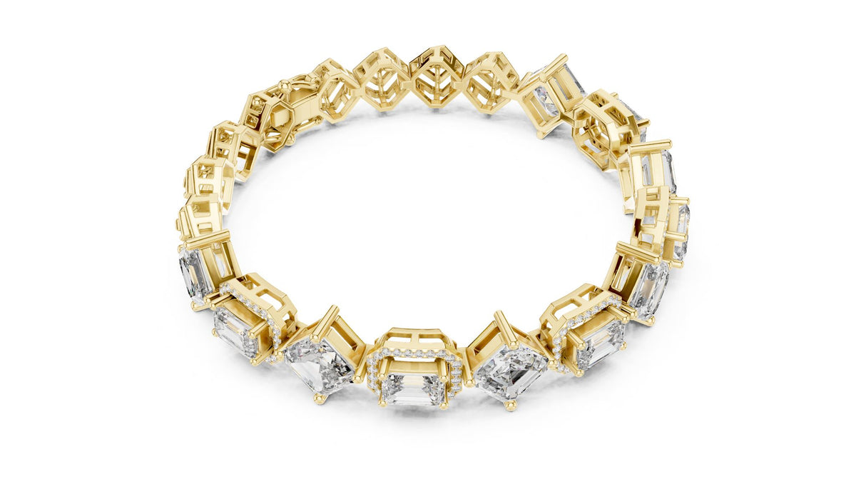Emerald Link Lab Grown Diamond Bracelet