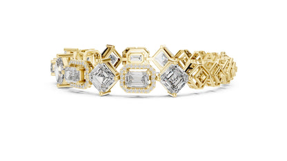 Emerald Link Lab Grown Diamond Bracelet