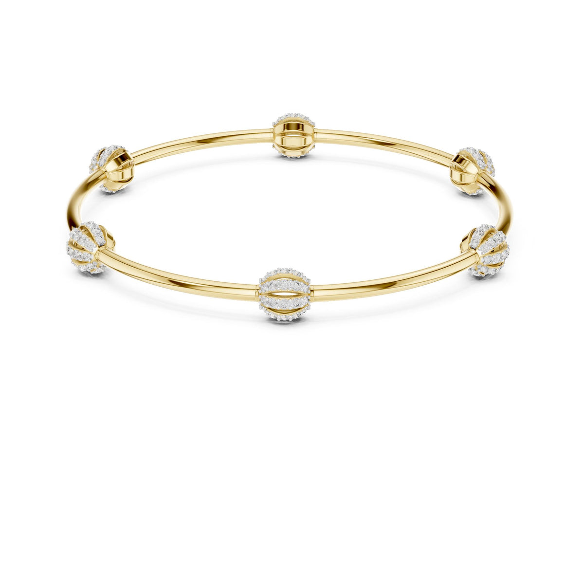 Round Bangle Lab Grown Diamond Bracelet